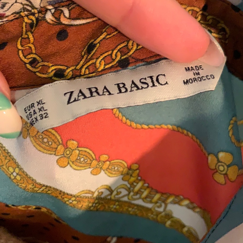 Zara Patterned Blouse - image 4